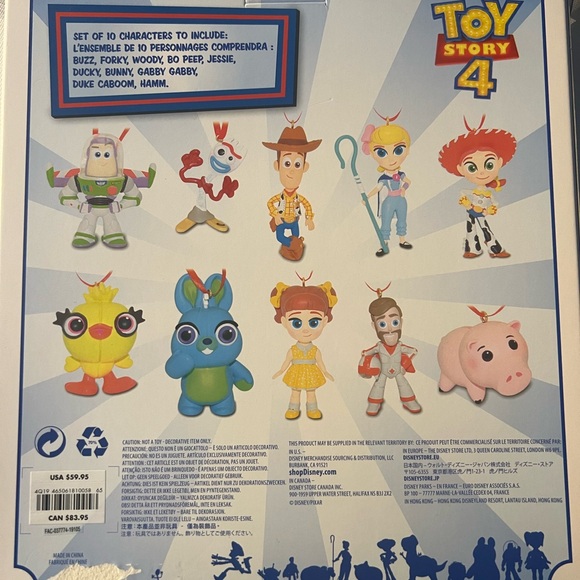 You Story 4 Mini Ornament Set - Picture 2 of 2